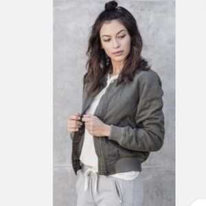 Sincerely Jules Quilted Bomber Jacket